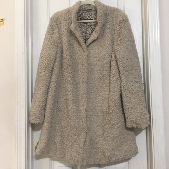 Kenneth cole faux fur teddy jacket Clearance